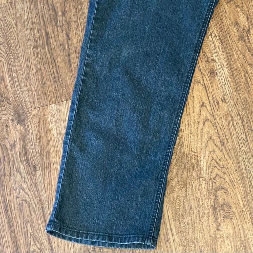 Vintage Y2K COS Cosmopolitan Jeans Stretchy Jeans Blue With Gold Embroidery 20W - Picture 4 of 13